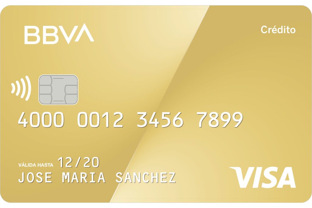 Tarjeta de crédito Visa Oro