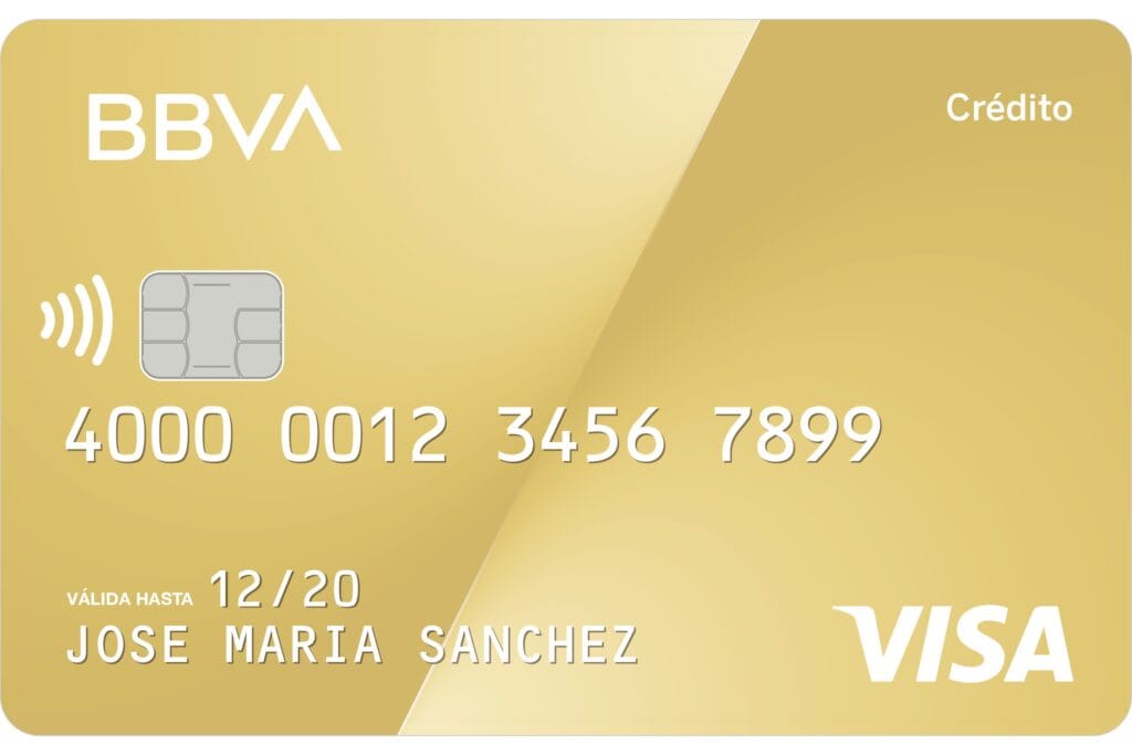 Tarjeta de crédito Visa Oro